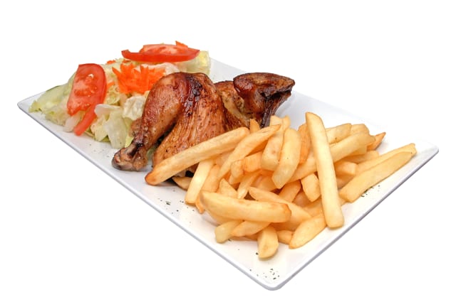 1/2 Pollo Con Acompanantes